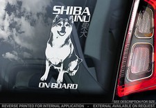 Shiba Inu - Car Window Sticker