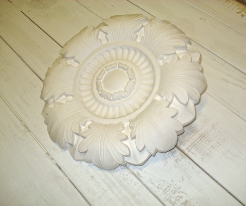 Plaster ceiling rose - plaster,