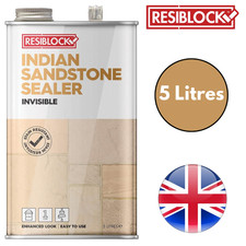 Resiblock Indian Sandstone Sealer 5L - Invisible Natural Stone Seal & Protect