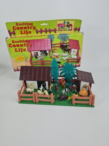 Vintage farm playset - farm,