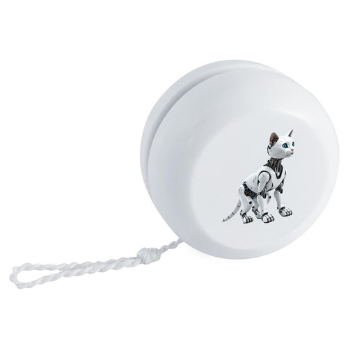 Robot cat retro style - retro,