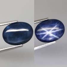 9.1x7.2mm, Natural Blue Star