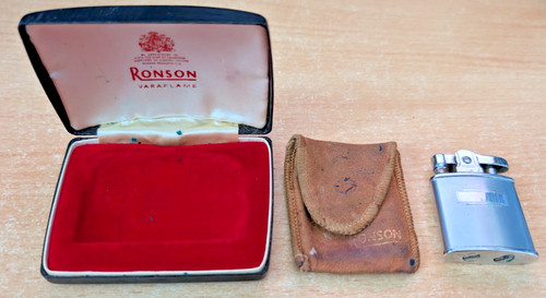 Vintage ronson petrol lighter - vintage,