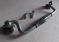 Aged Pewter Drop Handle Antique Victorian Style Cupboard Cabinet Kitchen Door