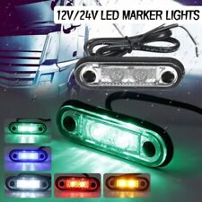 12V/24V KELSA BAR TRUCK HELLA LED MARKER LIGHTS LAMPS WHITE/AMBER/RED/BLUE/GREEN