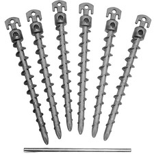 Screw in Tent Pegs Heavy Duty