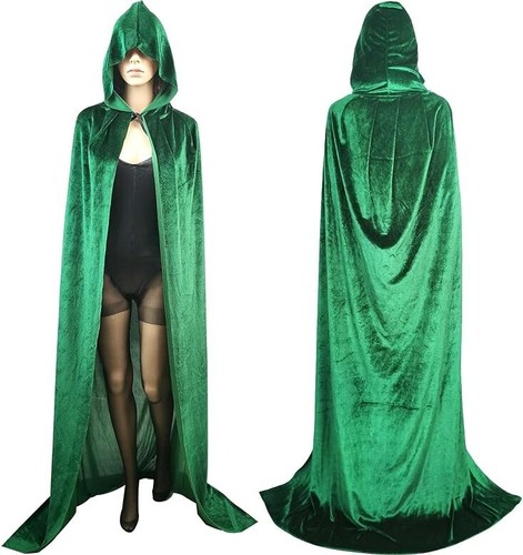Hooded unisex cloak velvet - hooded,