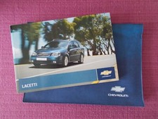 CHEVROLET LACETTI (2005 - 2009) OWNERS MANUAL- USER GUIDE - HANDBOOK. (YJL 1855)