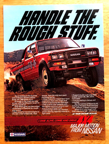1984 nissan 4x4 king - nissan,
