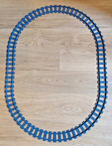 Lego train track curved - track, 16