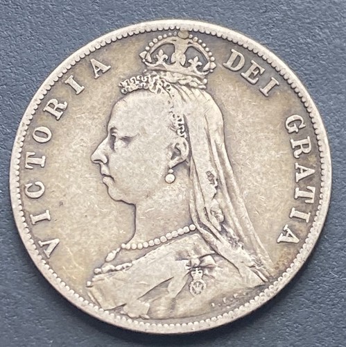 1888 victoria silver half - 1888,