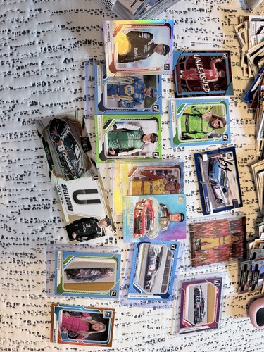 Lot nascar trading cards - lot,