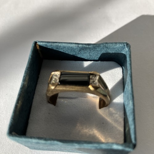 Men 9ct yellow - yellow, ring