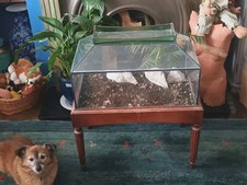 Large Vintage Leaded Glass