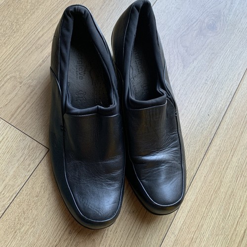 Footglove ladies black leather - footglove,
