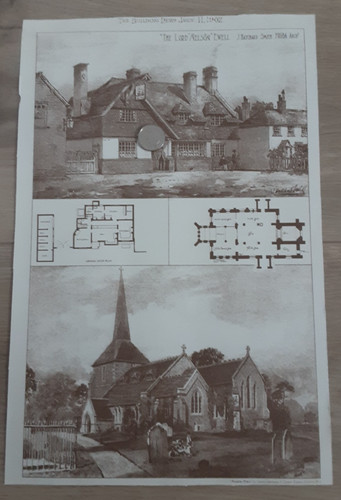 1902 antique print ewell - print, lord