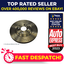 2x Brake Discs Pair Vented