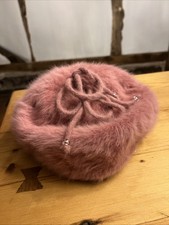 Kangol Faux Fur Beret Hat