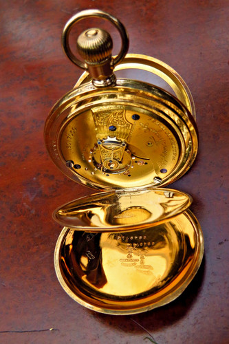 1883 american waltham watch - american,