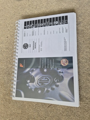 Mgf workshop manuals - mgf,