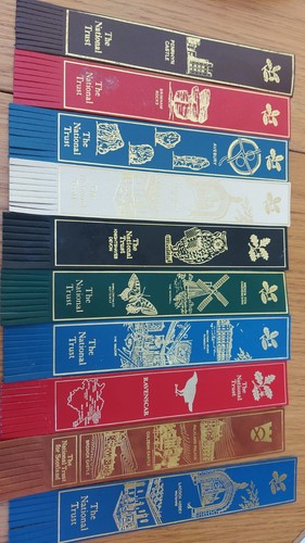 Vintage leather bookmarks - 10,