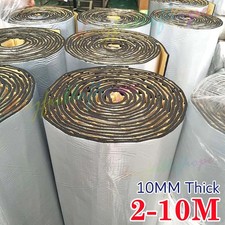 10M Self Adhesive Campervan Insulation Thermal Floor Foil Camper Van Sound Foam