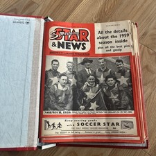 SPEEDWAY STAR & NEWS MAGAZINES. Complete Volume 8. March 1959 - 1960 in Binder