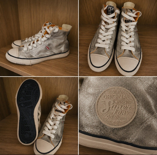 Superdry metallic silver high - superdry,