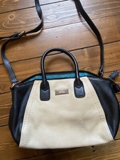 Women’s Fiorelli Cross Body Cream Black Bag Excellent Condition