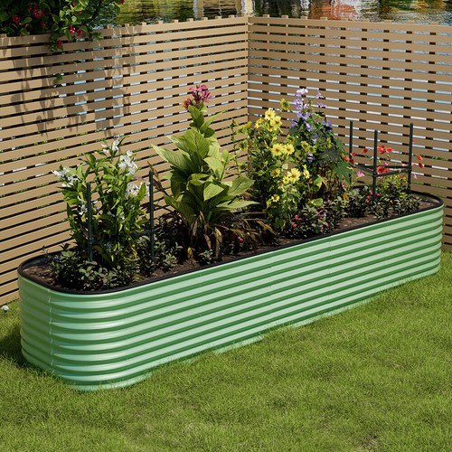 Garden metal raised vegetable - metal,