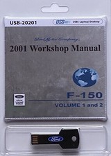 2001 Ford F-150 Truck Workshop Manual (Volume 1 and 2) (USB)