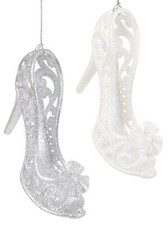Glitter Shoe 12cm Christmas