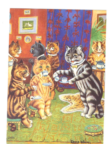 Louis wain postcardafyernoon - louis,