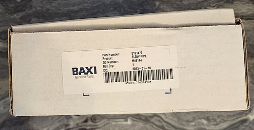 Baxi flow pipe - assembly, spare