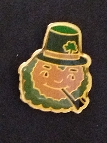 Vintage leprechaun pin saint - pin,