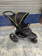Hauck  Runner All Terrain Buggy - Xl Air Wheels- Jogging Pushchair Pram Black
