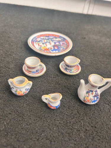 Vintage porcelain miniature - vintage,