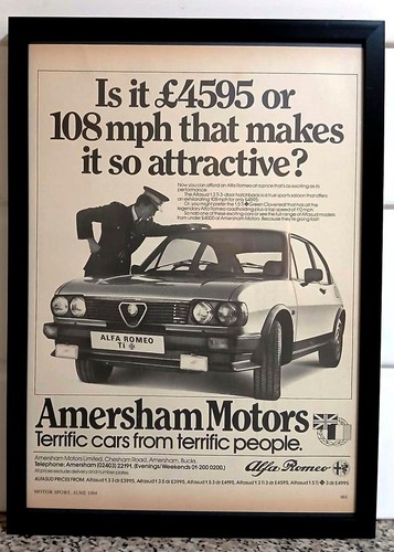 Framed original classic car - classic,