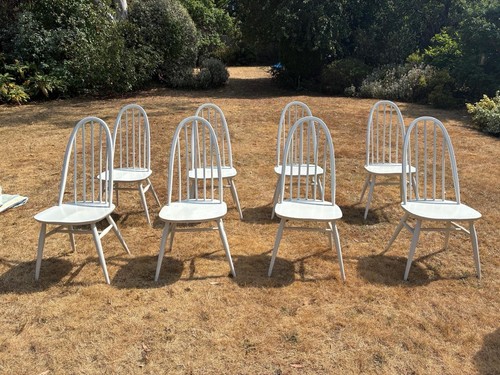 Painted ercol chair set - painted,