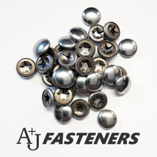 CAPPED STARLOCK WASHERS ALL SIZES 3-20MM CARBON SPRUNG STEEL PUSH ON FIXING