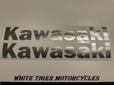 Kawasaki - Fuel Tank Vinyl Decal / Emblem 210mm x 32mm  (Choice of colours)