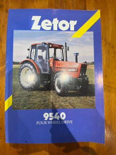 Vintage zetor 9540 four wheel - zetor,
