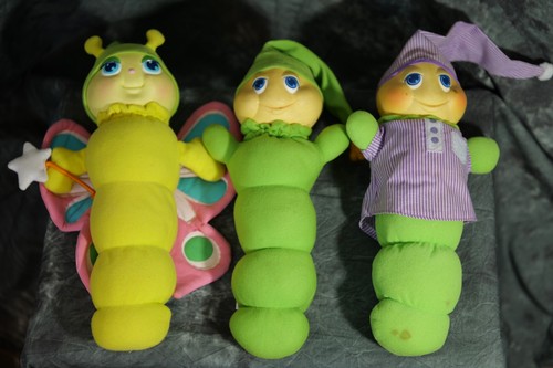 Lot vintage hasbro glo worm - vintage,