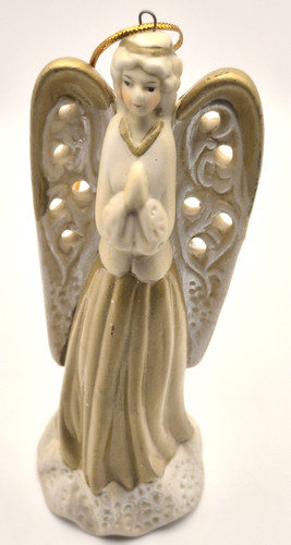 Vintage ceramic angel bell - vintage,