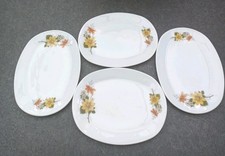 4x Vintage JAJ Pyrex AUTUMN