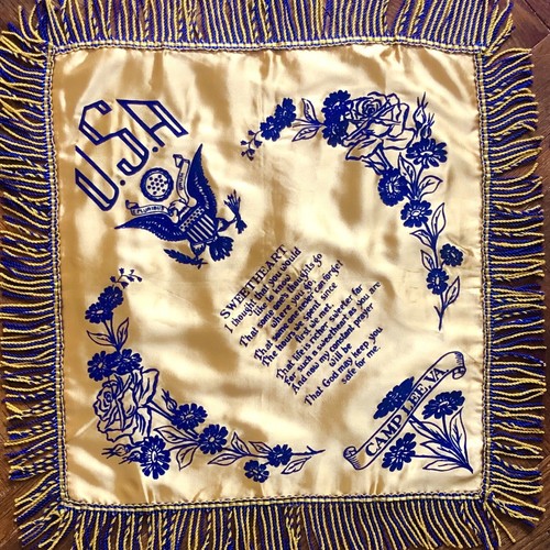 Vintage army pillowcase - vintage, us
