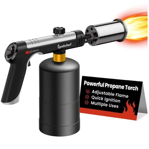 Propane torch gun with - torch,