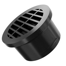 Black Hose Insert Vent - Round