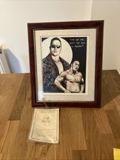 Rock WWE WWF Picture Frame Rob