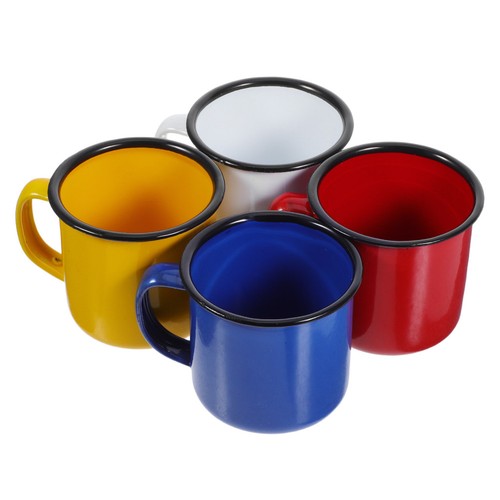 Pcs vintage enamel - enamel, mug